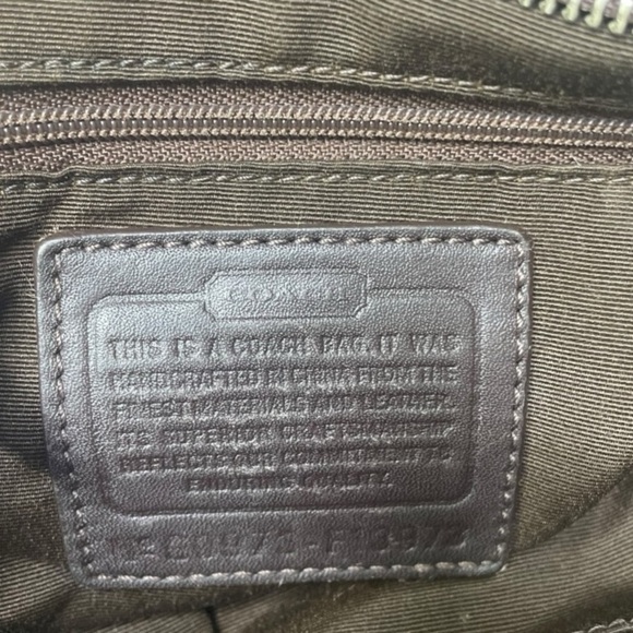 Coach Hampton Signature Handbag - Picture 2 of 5